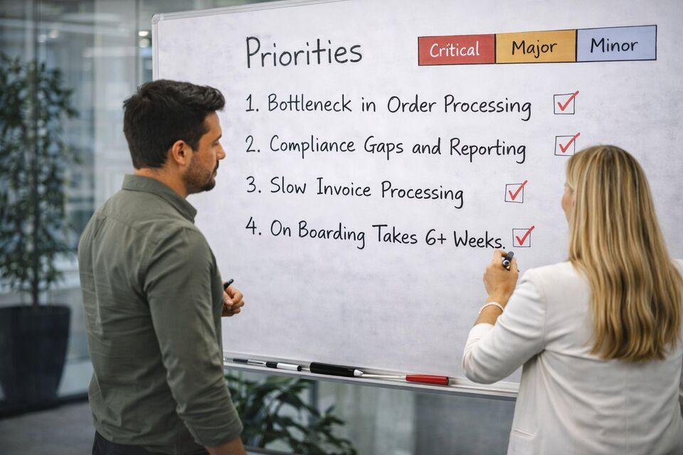 We help you figure out what to fix first.